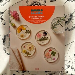 Mondollama pressed flower coaster kit flowerpress coaster molds + more included